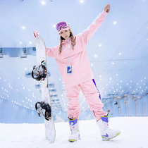 SEARIPE Snow Jixi 21 new couple ski suit suit waterproof warm snowboarding pants for men and women