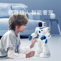 Intelligent remote control robot voice dialogue high-tech programming electric dancing children toy boy