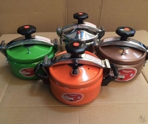 Outdoor mini portable household gas small capacity mini special induction cooker dual-purpose red small pressure cooker