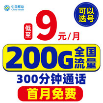 Mobile data card Wireless limited pure data card Unlimited speed limit 4g5g mobile phone calling card King cartoon