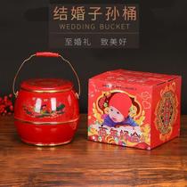 Marriage Sun Bao Bucket Plastic Child Sun Bucket Bucket Bucket Bride Dowry Supplies