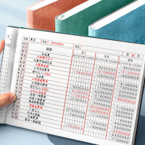 Bookkeeping book cashier detailed account Daily flow cash day closing book financial accounting book shop commercial office in and out account monthly business turnover record this income supplies office