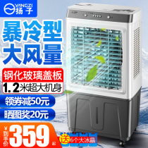 Yangzi industrial air cooler household water-cooled air-conditioning fan Mobile hotel commercial cold fan factory plus ice crystal refrigeration
