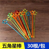 Acrylic Milk Tea Juice Art Mixer Bar Cocktail Whisk Coffee Stick