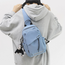 Chest Bag Men Ins Tide Card Sports Students Single Shoulder Bag Boys Casual Reflective Satchel Small Backpack Woman Skew Satchel