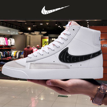 2022 springtime aj mens shoes pioneers black and white graffiti lovers board shoes AJ electric play pixel luminous casual high help shoes