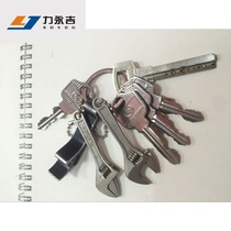  Small mini small wrench household single board class hand family disassembly and installation live wrench movable board carbon steel super