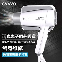 New Pint Hair Dryer Hotel Wall-mounted Negative Ion Electric Blow Power 1800w Home Bathroom Blow Cylinder