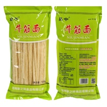 Zhenzhong dried beef tendon noodles 1cm bag homemade spicy strips Cold tendon salad Instant noodles Shaanxi Henan specialty snacks