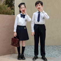 Primary and middle school students choral performance in school uniform Kindergarten graduation photos Costume Children Banswear Suit Recital Performance Clothes