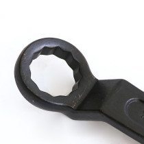 Tap Plum Blossom Open-end wrench heavy straight handle single head wrench plum blossom wrench large wrench high-strength plum blossom wrench