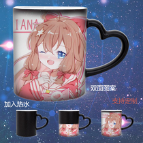 Customized Diana Jiaran fufu surrounding mug what to eat today asoul two-dimensional animation color water Cup