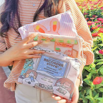 ins Korean style girl heart cartoon makeup storage bag Portable large capacity tampon bag sundries storage bag