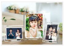 Crystal size photo frame Creative table certificate photo universal 5 inch 6 inch 7 inch 8 inch 10 inch A4 Buy one get one free