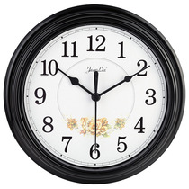 Fine clock clock living room home bedroom European simple personality creative light luxury hanging watch sweep second silent clock