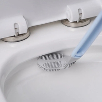Finding golf silicone toilet brush household no dead corner washing toilet artifact brush hanging wall toilet