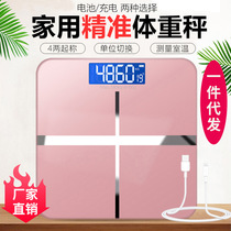 Jinmiao factory direct charging electronic weighing scale household precision human scale adult health scale small weighing meter