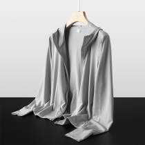 UPF50+ sunscreen clothing womens UV protection breathable ice silk sunscreen clothing mens ultra-thin sunscreen shirt summer jacket skin coat