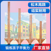 Adult stilts folk traditional solid wood stilts children on stilts wooden bamboo horse high foot stilts and stilts