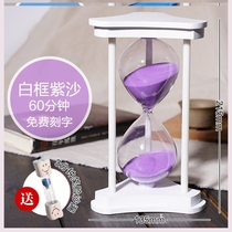 Time hour hourglass timer sand bottle funnel 30 45 60 minutes and a half a drop-proof idea