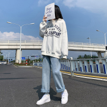  Early autumn new womens fashion sweater suit 2021 net red autumn and winter wear casual Western style two-piece trousers