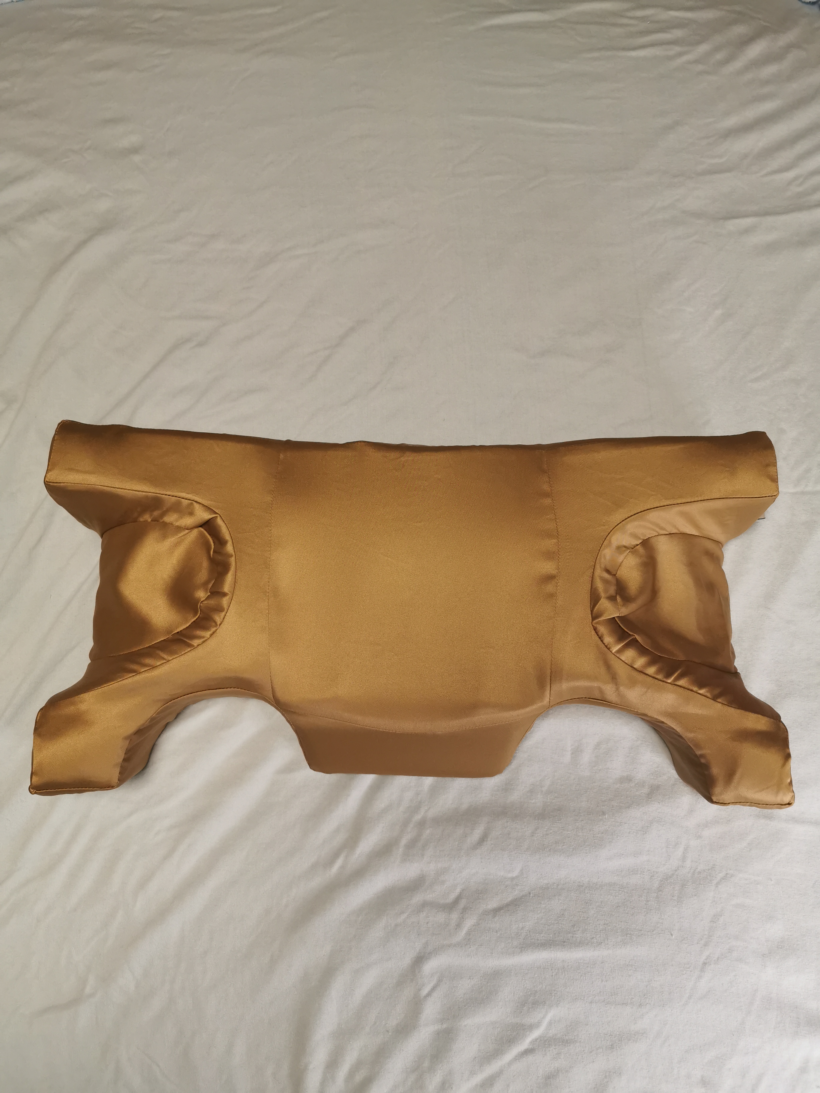 Qiao Dad came face pillow Bamboo cotton ice silk Copper ion fiber anti-wrinkle special pillowcase