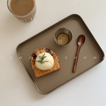  Stainless steel tray baking tray Restaurant coffee shop out of the meal tray Tea tray