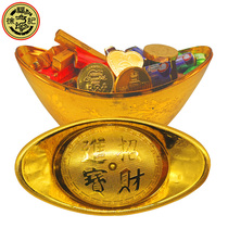 Xu fuji gold ingot chocolate candy gift box 500g bulk nougat crisp candy candy new year's goods
