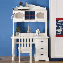 I love my SNG51 home wood desk childrens desk study combination desk White green environmental protection