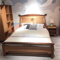 Xinruizhi harui children's solid wood furniture bed bedside table children's environmental protection material Nordic style bedroom series