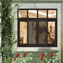 Imperial doors and windows High-end custom doors and windows (Jinan Tianqiao Shopping Mall) New British style push-pull windows C212