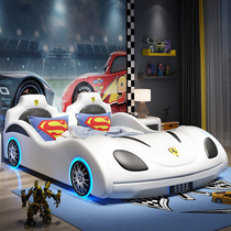 Spa Guest Childrens Bed Boy Single Beds 1 5m Cartoon Multifunction With Guardrails 1 8m Car Roadster Car Bed