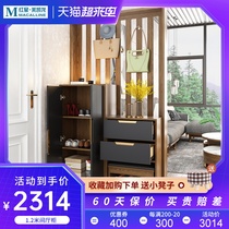 Plus energy Nordic light luxury entry door entrance shoe cabinet room hall cabinet decorative screen multi-function storage partition hall cabinet