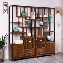 (Kunming City) Two-piece set of Bogu Frame Xingyun Fanshui French Shelf Household Dividend Cabinet Storage Cabinet