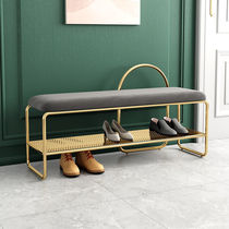 Beauty Comfort Source Changing Shoes Stool Home Doorway Sittable Soft Bag Cushions in the door Nordic light lavish minimalist wearing a footstool