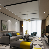 Op integrated big board-Fashion-03 OPP integrated ceiling modern simple living room ceiling can be customized