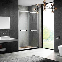 Morn Eliza shower room Customized one-type overall toilet safe explosion-proof dry and wet partition tempered glass