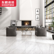  (Health brick)Dongpeng tile Icelandic white antibacterial marble tile wall tile Living room tile 600x1200