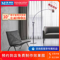 Nova Art paint TV background wall paint micro cement ground paint Masimo wall one-piece paint