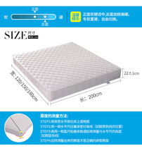 Wanbao Simmons mattress 1 5m1 8 m bed coconut spring mattress brown pad soft and hard custom Simmons style
