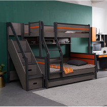 Eurasian Imperial nest childrens bed adult multifunctional high and low bed slide upper and lower bed wooden bed bunk bed
