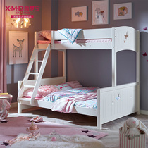 x.m. B childrens furniture White bunk bed bunk beds for children bunk bed a bunk bed as well as pillow girl children
