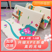 Folded and thickened Anti-fall baby child crawling pad baby climbing pad 1 2 1 5 1 8 m child floor mat sleeping pad