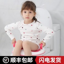 Childrens toilet toilet seat ring baby baby child toilet armrest seat seat enlarged cushion Girl Special