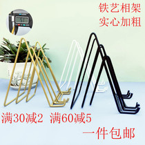 Desktop photo frame bracket medal certificate display stand creative floor vertical glass photo flat bracket table