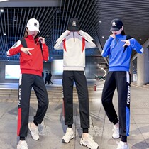 Square Dance Costume New Set Fall Winter Ghost Step Dance Sportswear Thickened Colorblock Dancing Costume Traction Dance Woman