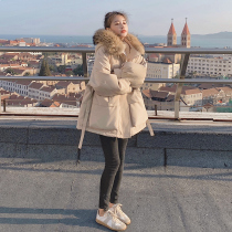 Toilwear cotton-padded women 2021 new medium-length cotton-padded warm cotton-padded jacket winter jacket loose Pike suit