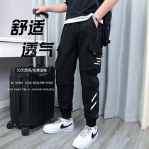 Pants mens overalls Youth Tide brand trend loose Joker pants sports students autumn leisure trousers