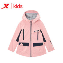 (The same as the mall)XTEP childrens clothing Girls  double-layer trench coat Childrens middle and large childrens coat double layer autumn 2019