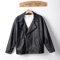 Brand discount store womens clothing cut-off counter clearance leather clothing womens short spring and autumn new locomotive coat